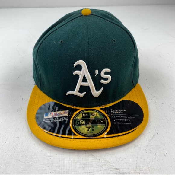 Oakland A's Hat New Era 59Fifty Fitted On Field - Picture 5 of 8